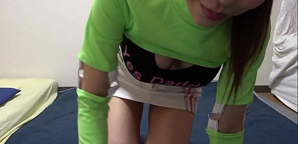  Lily Hosho Sweet Busty Downblouse and Upskirt Panty